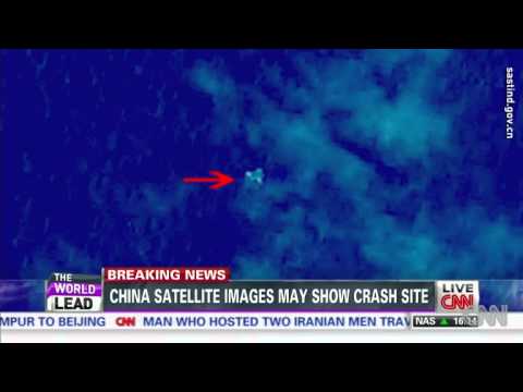 Кинески сателит го снимил местото на уривање на исчезнатиот авион! (видео)
