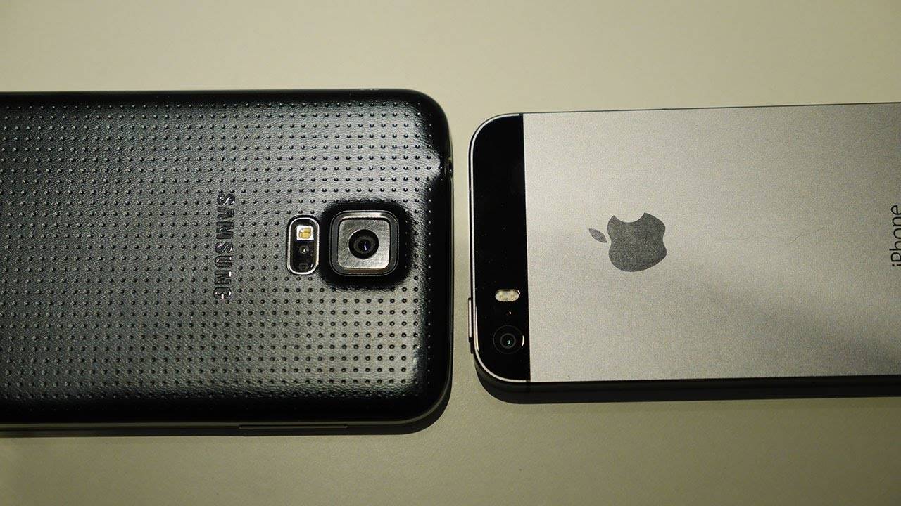 Samsung Galaxy S5 vs Apple iPhone 5s