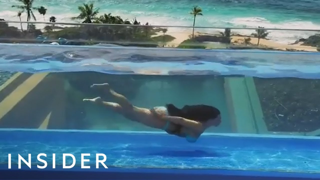 Пливајте низ стаклен мост во овој хотел во Мексико