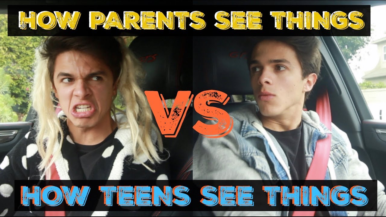 Како родителите гледаат на работите VS  како тинејџерите гледаат на работите