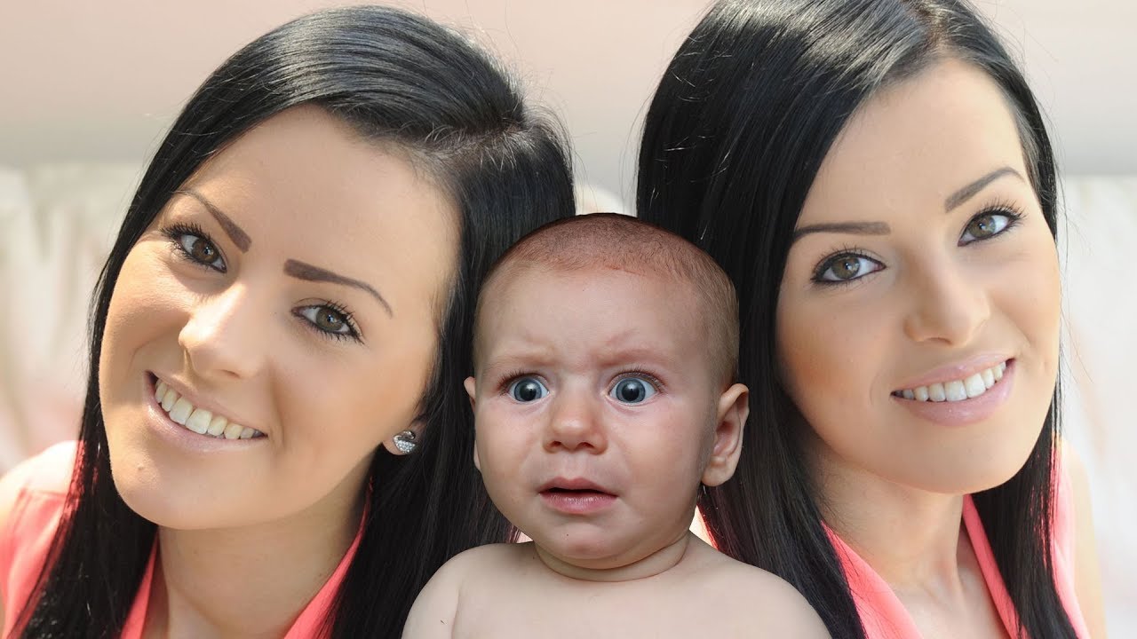 Смешни бебиња збунети од близнаци родители
