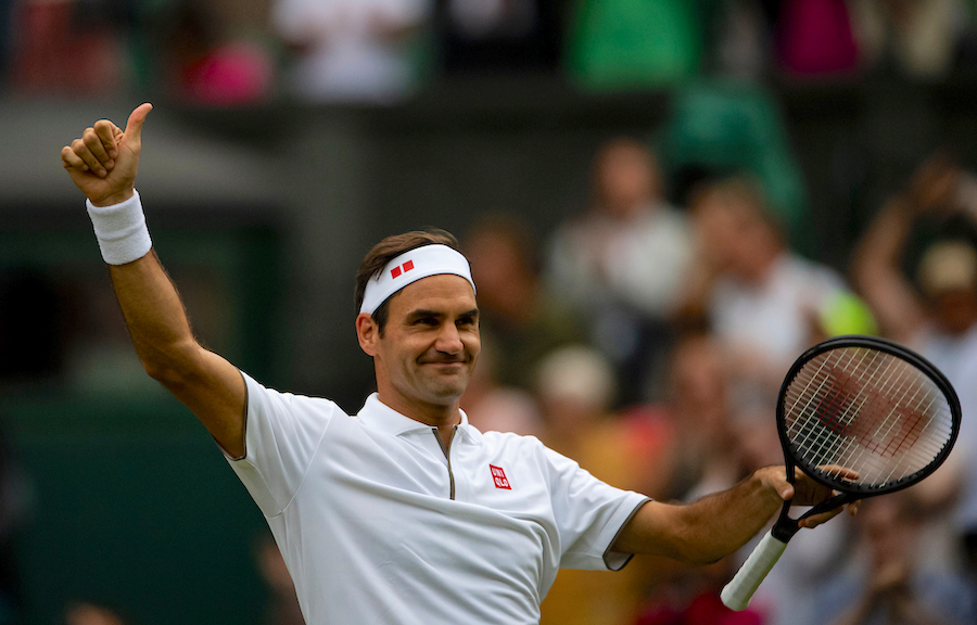 ROGER FEDERER (SUI)TENNIS - THE CHAMPIONSHIPS -  WIMBLEDON - ALL ENGLAND LAWN TENNIS AND CROQUET CLUB - ATP - WTA - ITF - WIMBLEDON - SW19 - LONDON - GREAT  BRITAIN - 2019