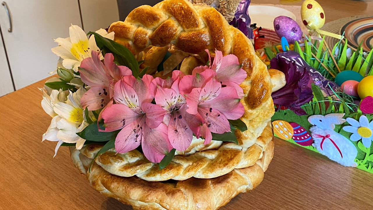 Велигденска корпа од тесто: Оргинална декорација за свечената трпеза! (ВИДЕО, РЕЦЕПТ)