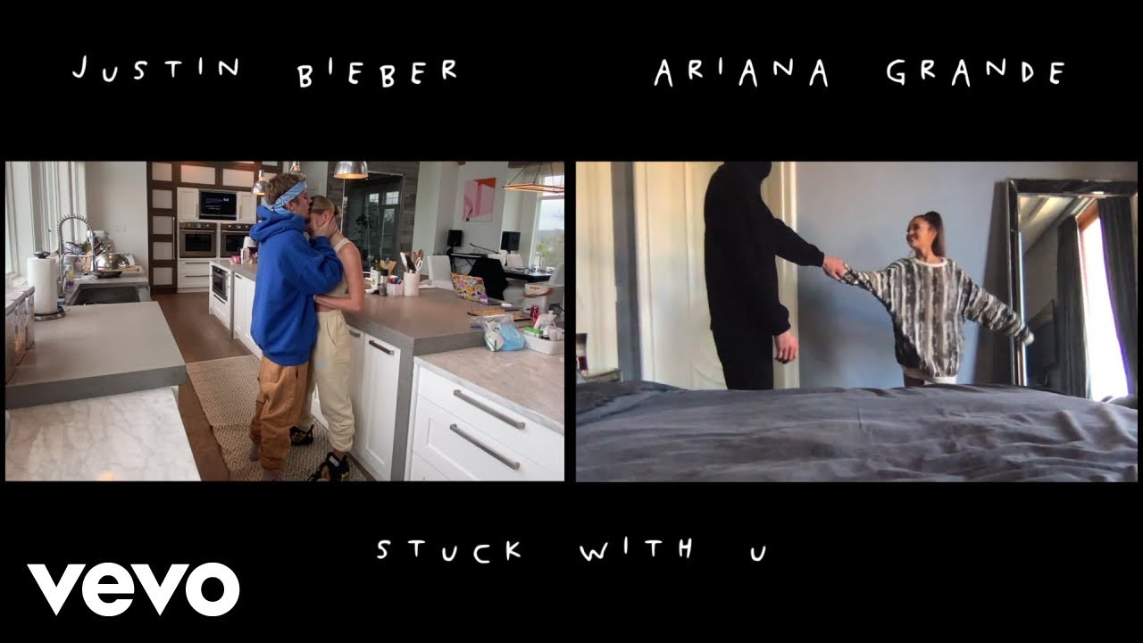 Погледнете го слаткото видео за новиот сингл на Џастин Бибер и Аријана Гранде „Stuck With U“