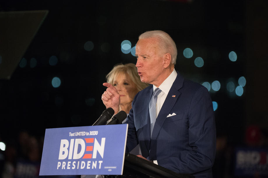 Democratic Candidate Joe Biden Speaks in Philadelphia, Pennsylvania