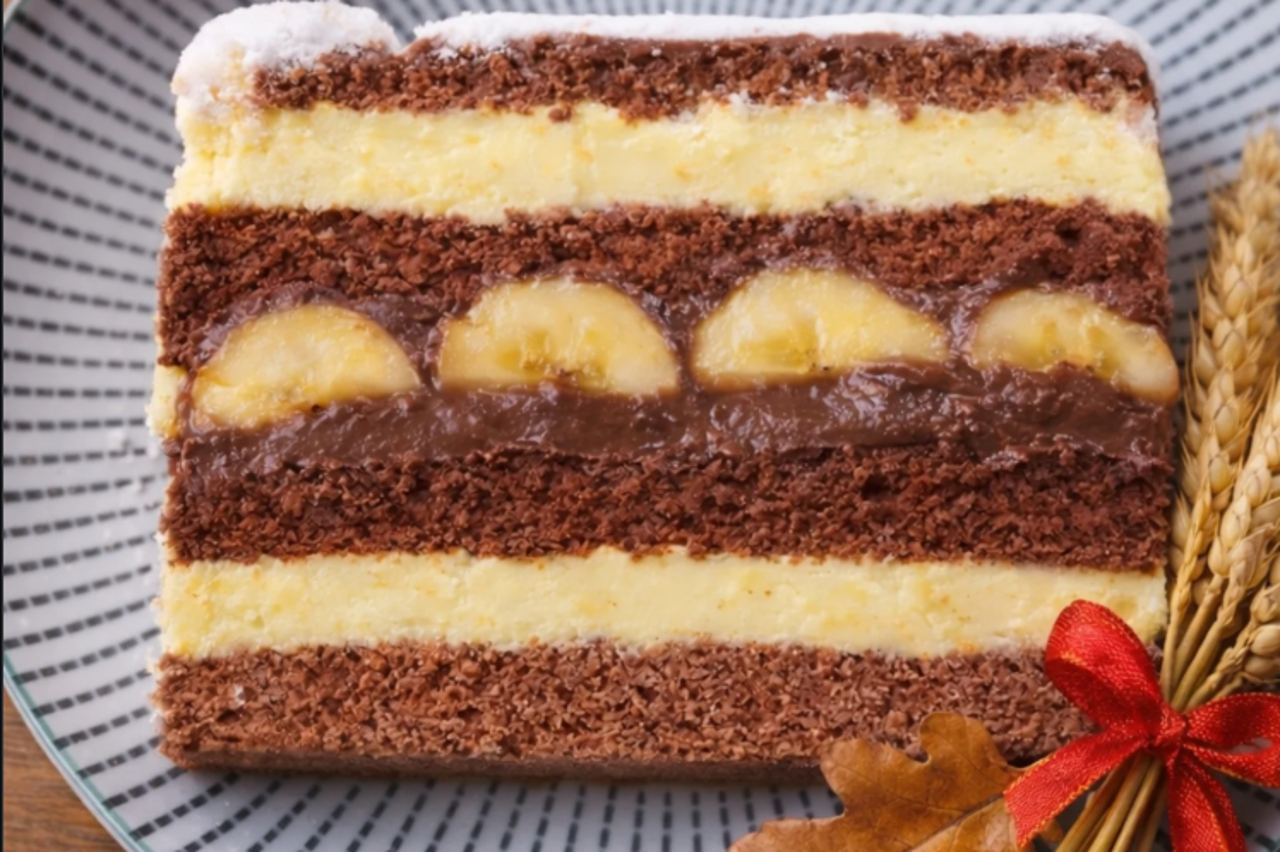 Торта од банана и нутела